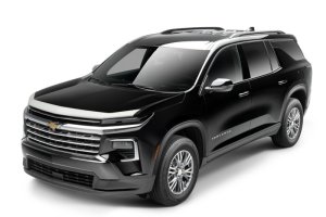 Chevrolet Traverse Hood Deflector - Husky Liners - Aeroskin - Chrome - `24-`25